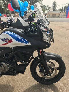 אופנועי KTM של המשטרה בדיגום FEDERAL SIGNAL